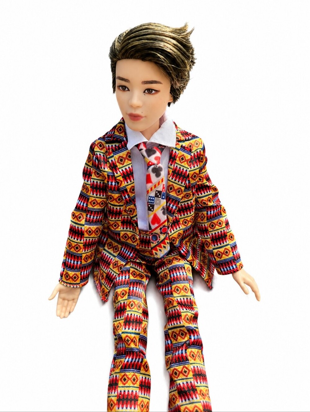 2019 BTS/Mattel JIMIN/Asian Male Doll/original Outfit/Shoes